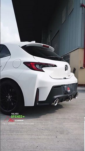 2023 GR Corolla Aggressive and Sporty Engine Sound w/ Valvetronic Catless Fi EXHAUST