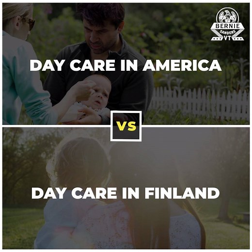 If Finland and other Nordic countries can make child care affordable and accessible to all, the United States should be able to as well. | U.S. Senator Bernie Sanders