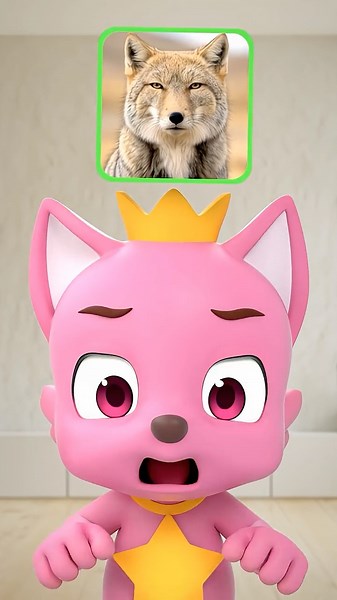 👀 Can You Find Pinkfong’s Animal Match?! 🦊 💖 #shorts