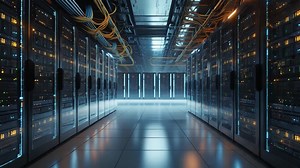 Modern Data Center Interior | Premium Stock Video Footage