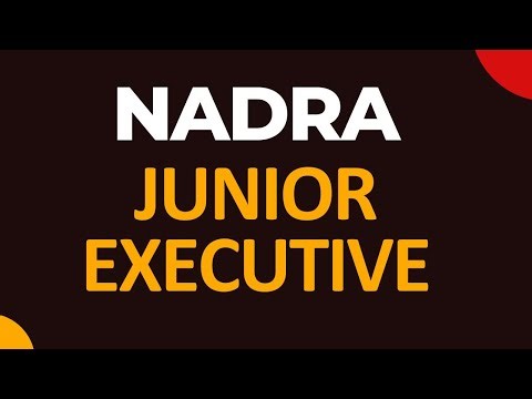 NADRA Junior Executive | NADRA Junior Executive Past Papers | NADRA Data Entry Executive Test :NADRA