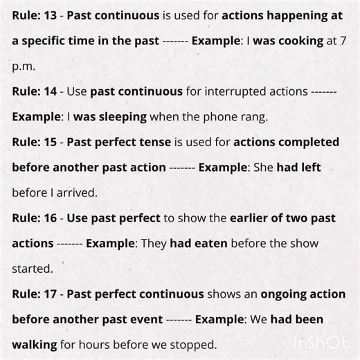 Tenses Rules..,............