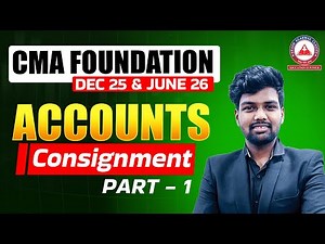 CMA Foundation Accounts | Consignment L1 | Dec 2025 & June 2026