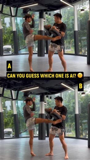 EVOLVE MMA on Instagram: "Guess which one is AI… and which one is just another day at Evolve. 🐉😂 #MuayThaiSingapore #EvolveMMA"