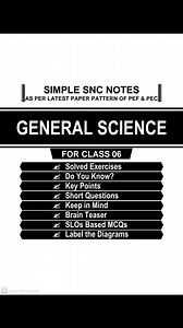 6.5K views · 103 reactions | Best General Science Notes for 6th Class #GeneralScience #Science6th | Online Math Academe | Facebook