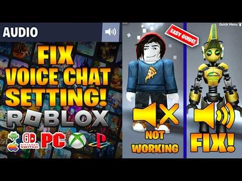 How To FIX & ENABLE VOICE CHAT SETTING on ROBLOX On (PS5/XBOX/MOBILE & PC)