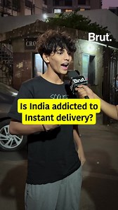109K views · 727 reactions | We wanted convenience, but did we accidentally create an addiction to instant delivery without even noticing it happening? | Brut India | Facebook