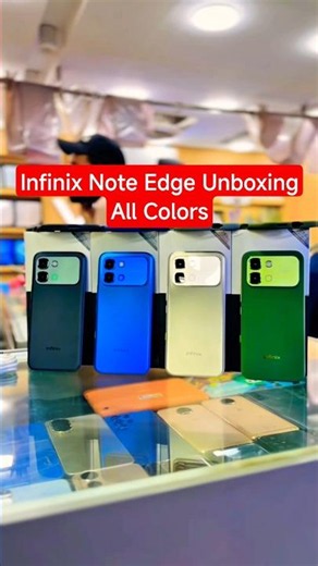 Infinix Note Edge Unboxing | Dimensity 7100 | 8+8=16GB/256GB #kashitack #shorts #infinix #unboxing