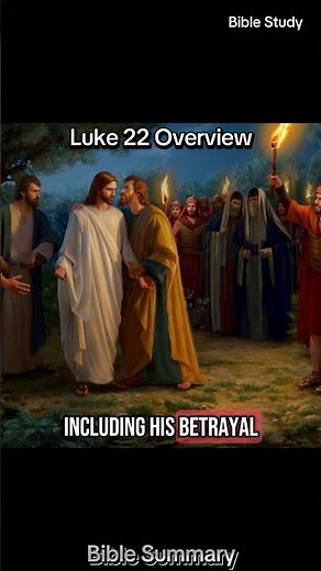 Luke 22 Overview #biblesummary #biblestudy #devotional #dailydevotion #luke22