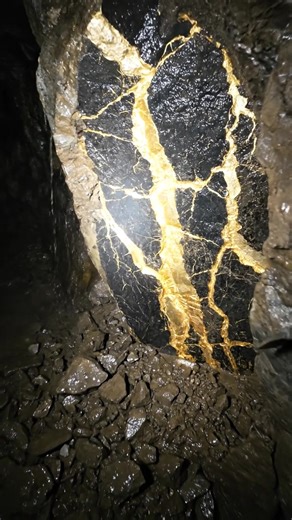 Gold Hiding in Plain Sight (You Won’t Believe This) 😱 #rockcrushing #craftsmanship #goldpour #goldnugget #goldmining