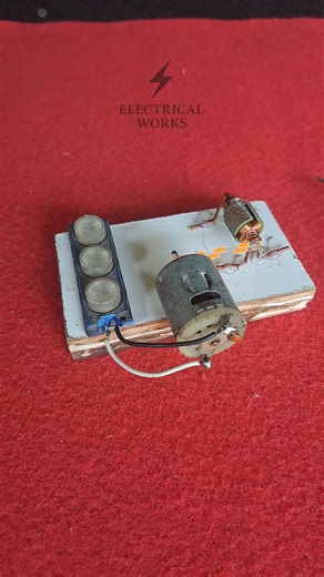 130K views · 2.1K reactions | DC motor science project #diyprojects #FreeEnergyGenerator #freeenergy | Electrical Works | Facebook