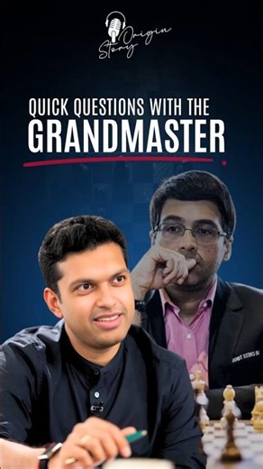 Quick Questions With The Grandmaster | Viswanathan Anand | Origin Story #shorts