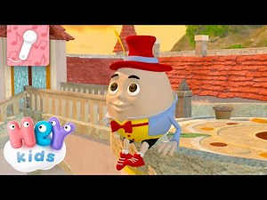 Humpty Dumpty 🎤 KARAOKE | Songs for Kids | HeyKids Nursery Rhymes