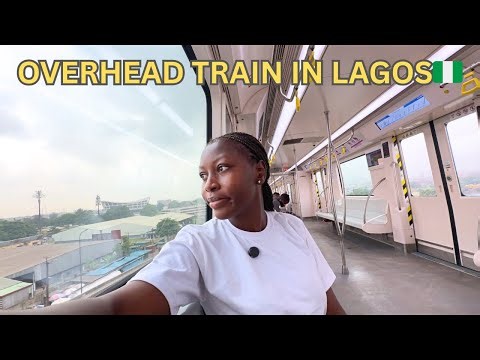 Inside WEST AFRICA’s FIRST ELECTRIC Train | The New LAGOS Blue Rail Metro Train🇳🇬