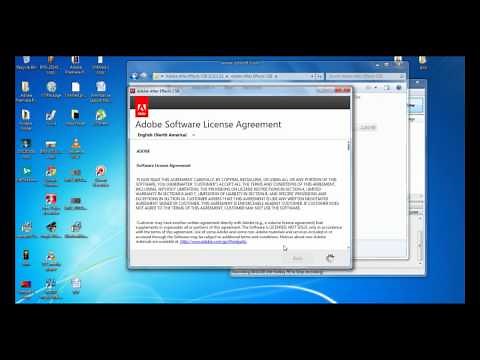 How to install adobe after effects CS6 trial version. VFX video editor installing basics.