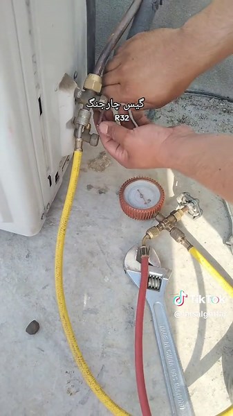 Haier R32 Gas Charging Installation Guide