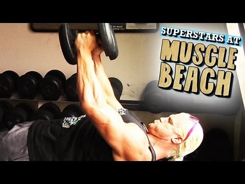 Dolph Ziggler at the legendary Muscle Beach Gym
