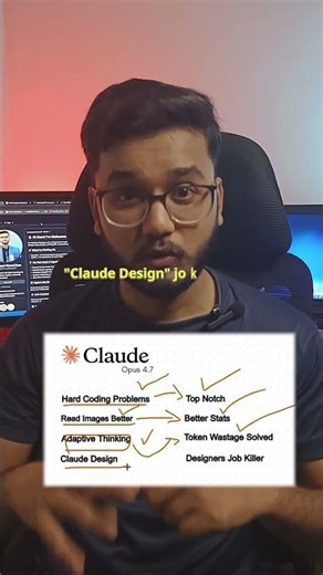 Claude Opus 4.7 Just Killed Figma? (Best AI for Developers!) #claude #claudedesign
