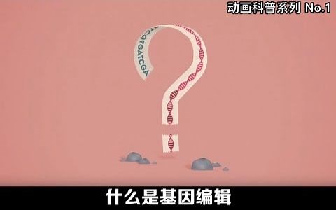 四分钟用动画让你明白「基因编辑」【动画科普 No.1】【自制字幕】