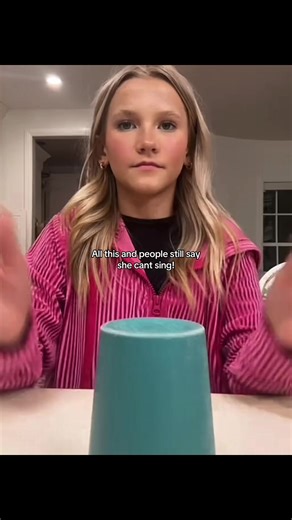 amazing #singing#voice #presleenelson #beauty #trend | cup song