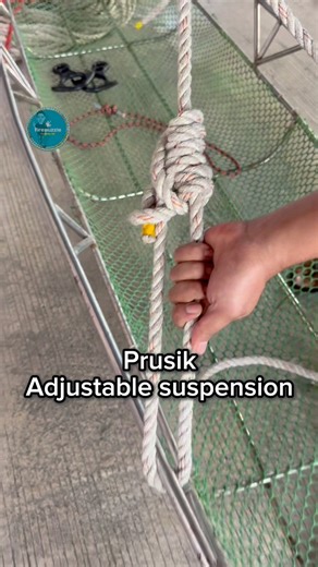 Prusik Adjustable Suspension Provides smooth adjustment, clean positioning, and a reliable hold—when it is properly dressed, set, and loaded. 🪢 Slide it to the desired position 🪢 Apply weight — friction increases and it locks 🪢 Release tension — adjustment becomes possible #prusik #ropetutorial #knottutorial #roperescue #firefighter #firefightertraining #firenuzzle | firenuzzle