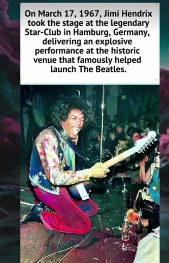 Rock History: Jimi Hendrix Ignites the Star-Club Stage (1967)