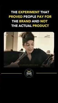 The experiment that proved people pay for the brand and not the actual product #shorts