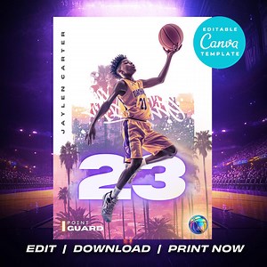 Personalized Trading Cards Custom Sports Team Cards Canva Template Editable Sports Card Template Kids Basketball Cards Youth Athlete Cards - Etsy