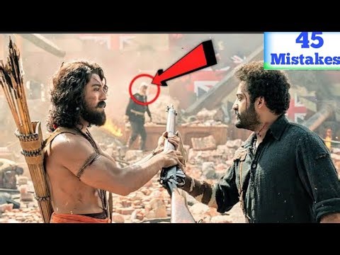 Many mistakes in "RRR" full movie _NTR,RAM CHARAN,SSRAJMAULI,AJAYDEVGAN