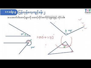Grade 4 Math Unit 9 စတုတ္ထတန်း သင်္ချာ အခန်း ၉ ပြန်လှန်လေ့ကျင့်ခန်း ၂ စဆုံး