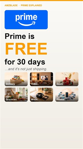 Prime is FREE for 30 days: what you get #shorts