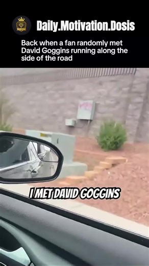 Back when a fan randomly met David Goggins running along the side of the road. No event, no cameras, no announcement — just Goggins locked into another training run when a surprised fan realized who was flying past him. A quick, unreal moment that shows how often his “off time” still looks like hard work. #motivation #mentality #discipline #mindset #goggins