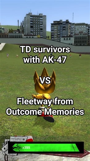 TD survivors with AK-47 vs Fleetway from Outcome Memories