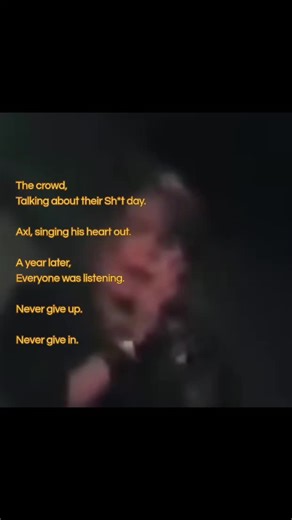 Never Give Up: Axl Rose's Journey with Guns N' Roses