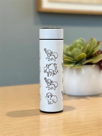 Alolan Vulpix Ninetails Coffee Tumbler Tea Infuser, Engraved Water Bottle Travel Mug, Sleeping Vulpix Cute Anime Fan Gift - Etsy UK