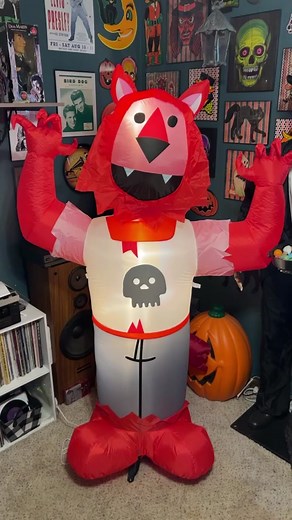 Target Halloween 2023 Animated Inflatable Werewolf made by Gemmy. #halloween2023 #targethalloween2023 #targethalloween #halloween #halloweeninflatables #halloweendecorations #gemmy