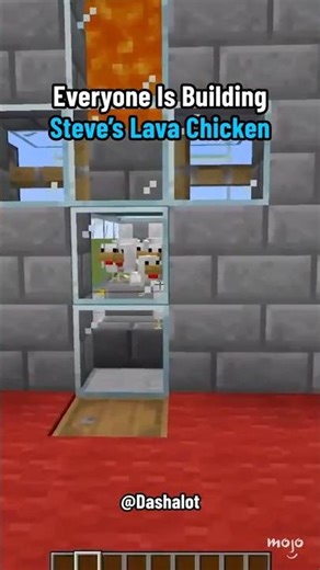 Making Lava Chicken In Minecraft