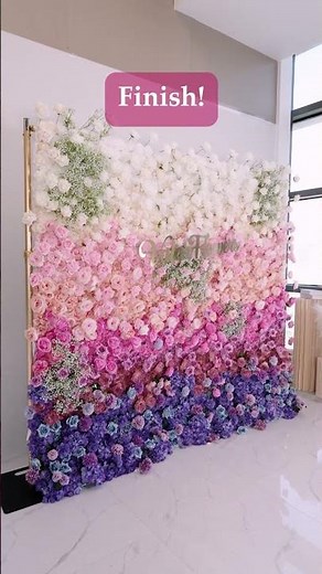 Seriously? You’re still hiring someone to set up a flower wall? Learn it in 20 seconds!