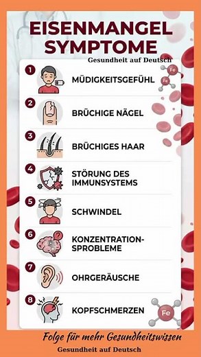 Eisenmangel erkennen – 8 typische Symptome, die du kennen solltest!