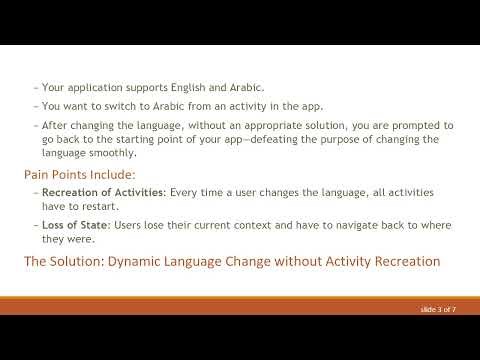How to Change Language in Android App without Recreating Activity