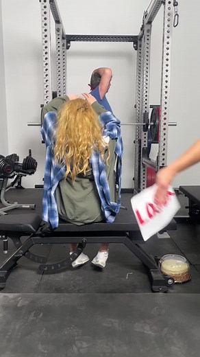 When she sits in the cake!