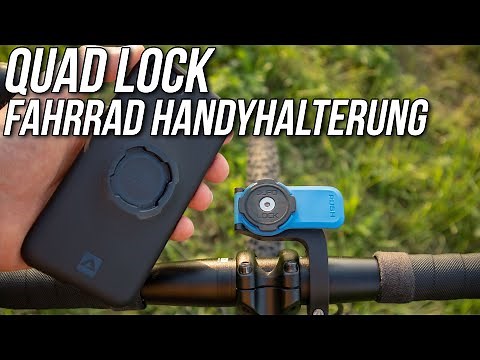 Quad Lock Smartphone Fahrradhalterung Test 🚲 Fahrrad Handyhalterung 👉 sicher und komfortabel?