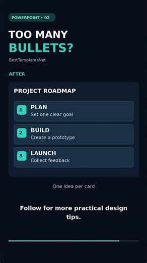Too Many PowerPoint Bullets? Try This 3-Card Layout in PPT| BestTemplatesNet