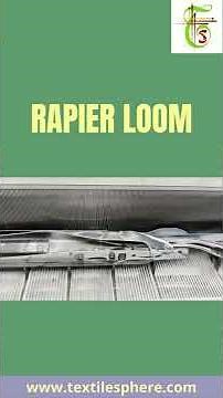 Rapier Loom | Working of Rapier Loom | Selvedge Making | Double Rapier
