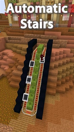 Minecraft Automatic Stairs