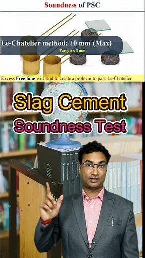 07 Slag Cement Soundness Test I PSC I Portland Slag Cement