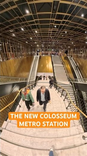 The new Colosseum metro station