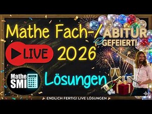 Math Fachabitur & Abitur 2026 - How hard it really was! (with solutions)