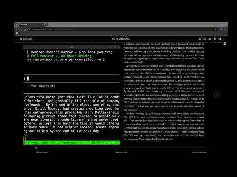 Screen to Text to Speech