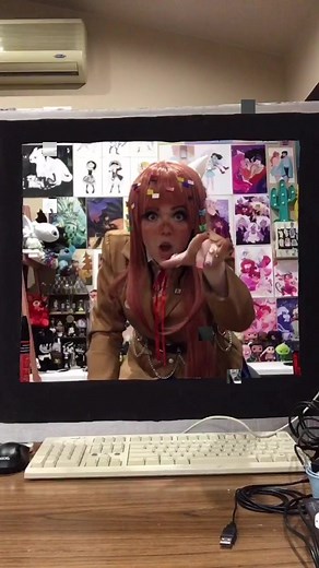 Monika Cosplay from Doki Doki Literature Club